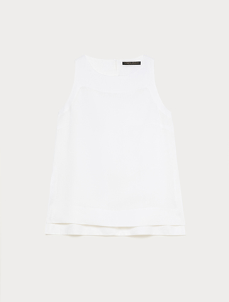 Top in tela di lino - Marina Rinaldi