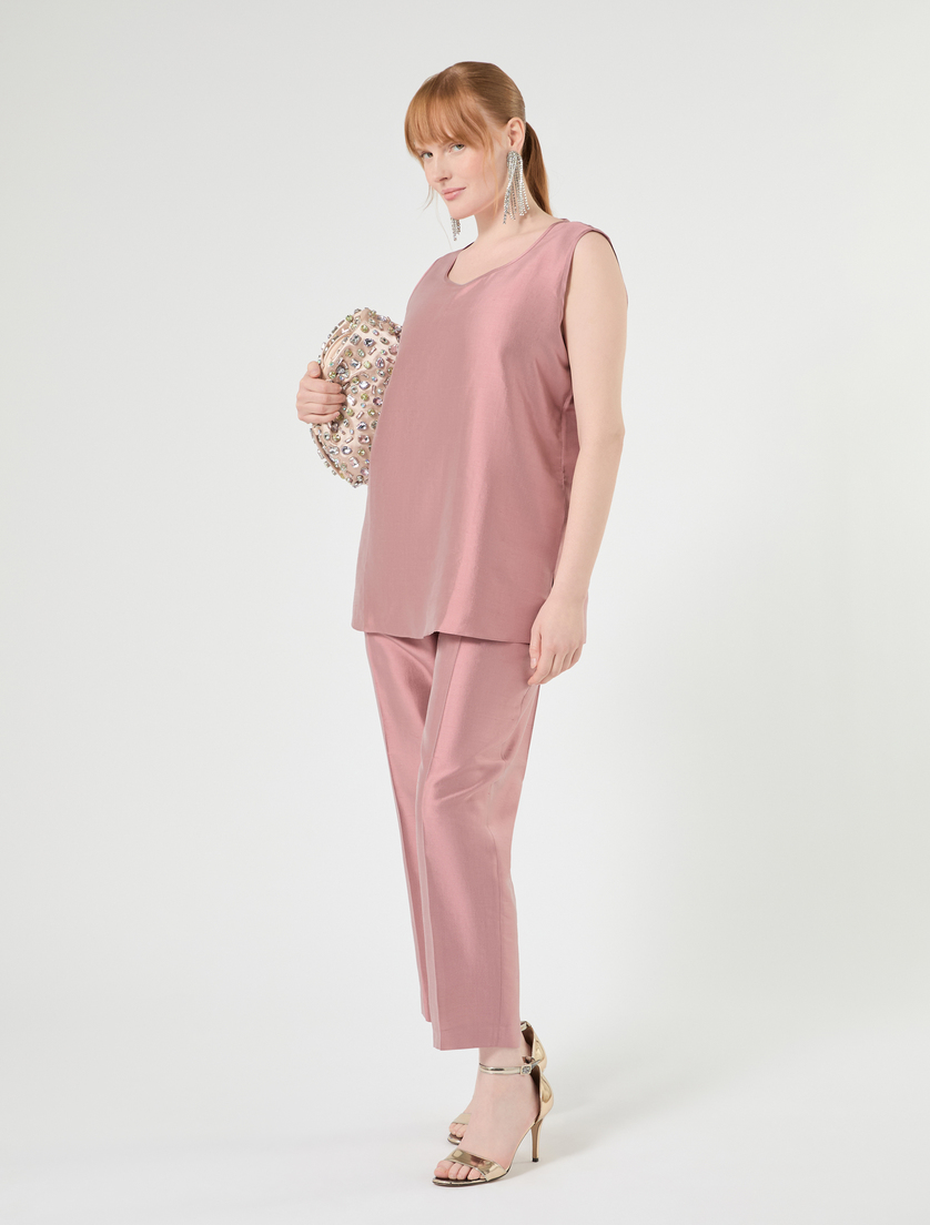 Light shantung silk top - Marina Rinaldi