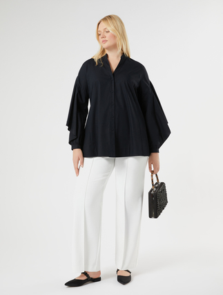 Cotton poplin tunic - Marina Rinaldi