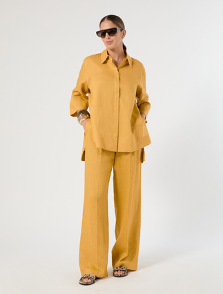Linen canvas tunic - Marina Rinaldi