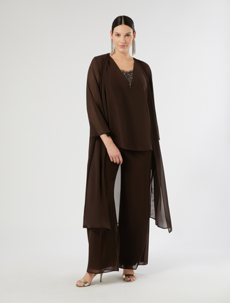 Long georgette tunic - Marina Rinaldi