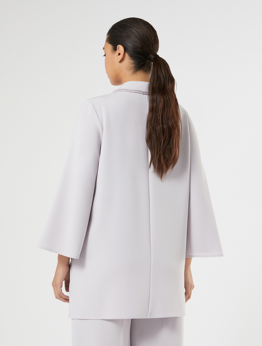 Embroidered cady tunic - LAVENDER - Marina Rinaldi - 4