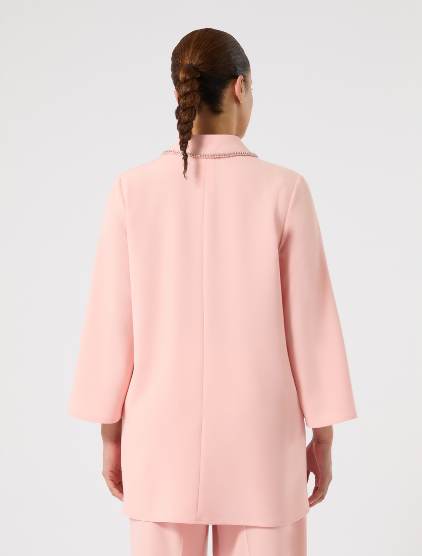 Casacca in cady con ricamo - ROSA - Marina Rinaldi - 4