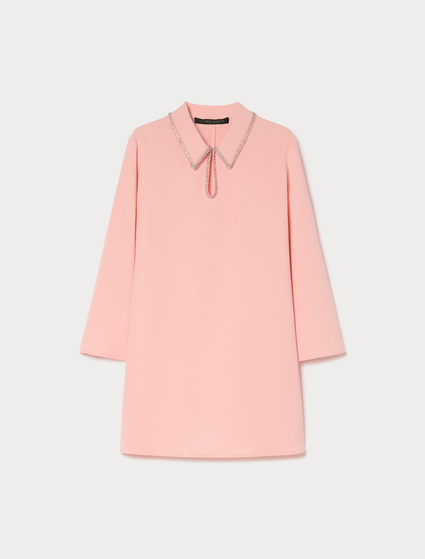 Casacca in cady con ricamo - ROSA - Marina Rinaldi