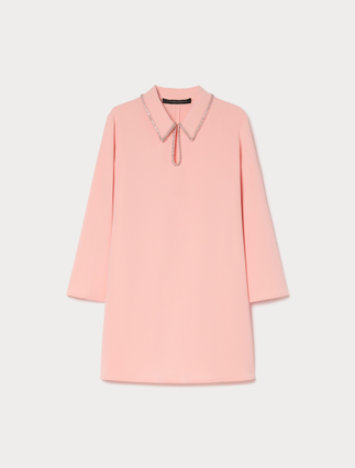 Embroidered cady tunic - Marina Rinaldi