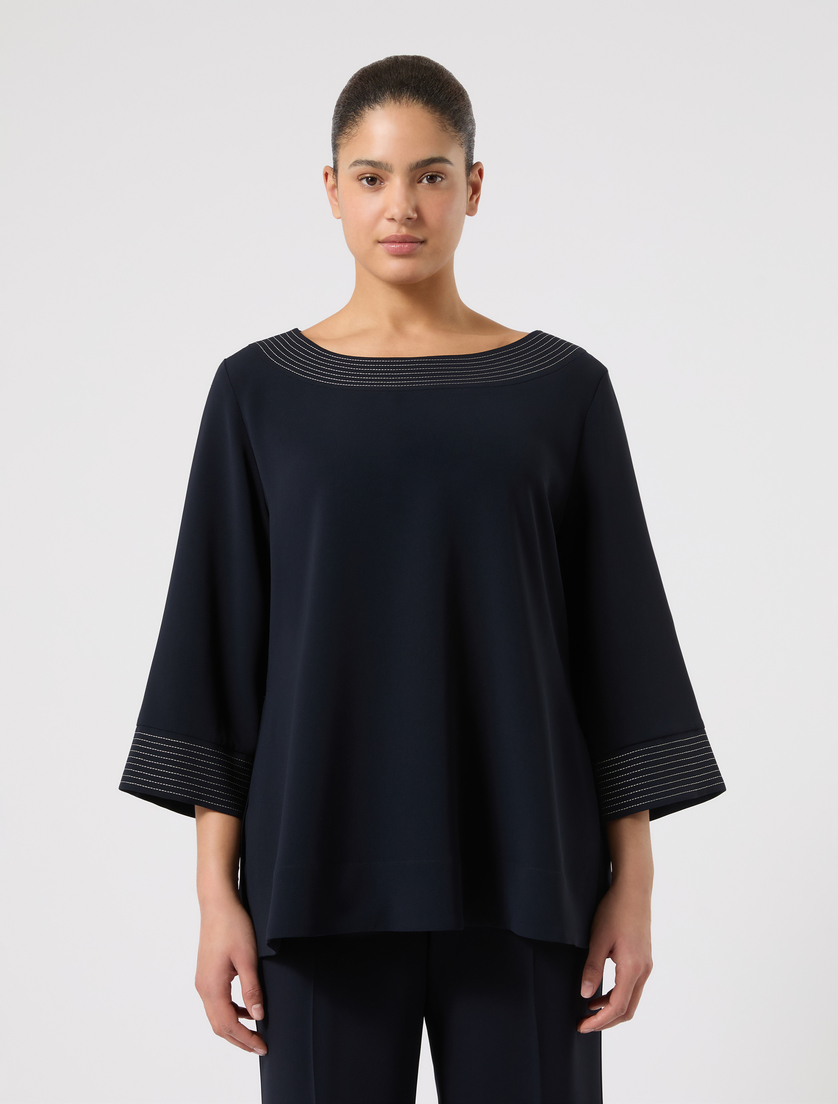 Cady tunic - MIDNIGHTBLUE - Marina Rinaldi - 3