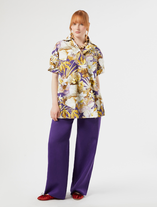 Cotton poplin tunic - Marina Rinaldi