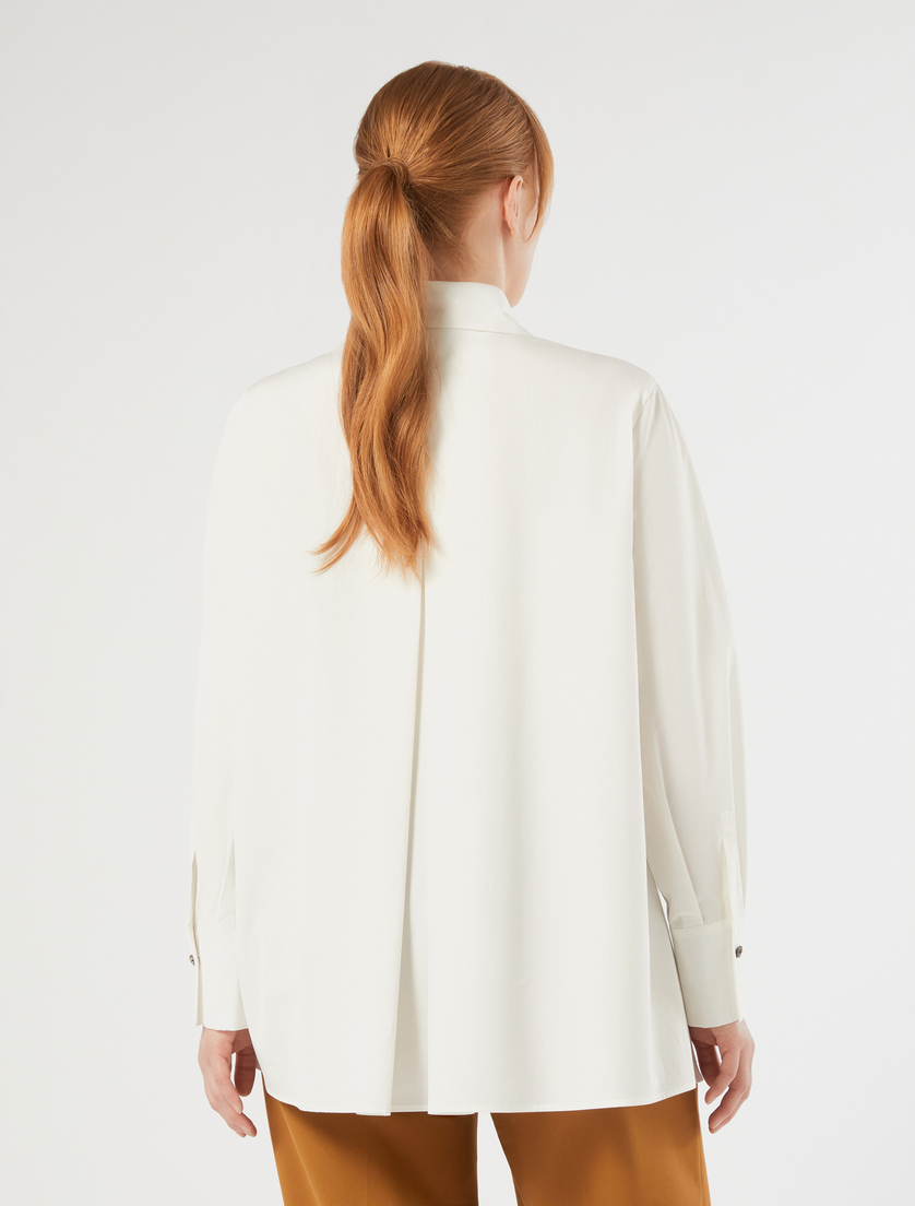 Poplin shirt - WHITE - Marina Rinaldi - 4