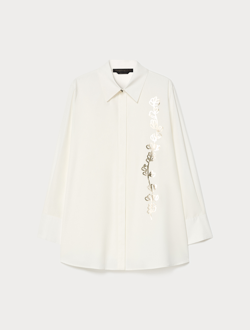 Poplin shirt - WHITE - Marina Rinaldi