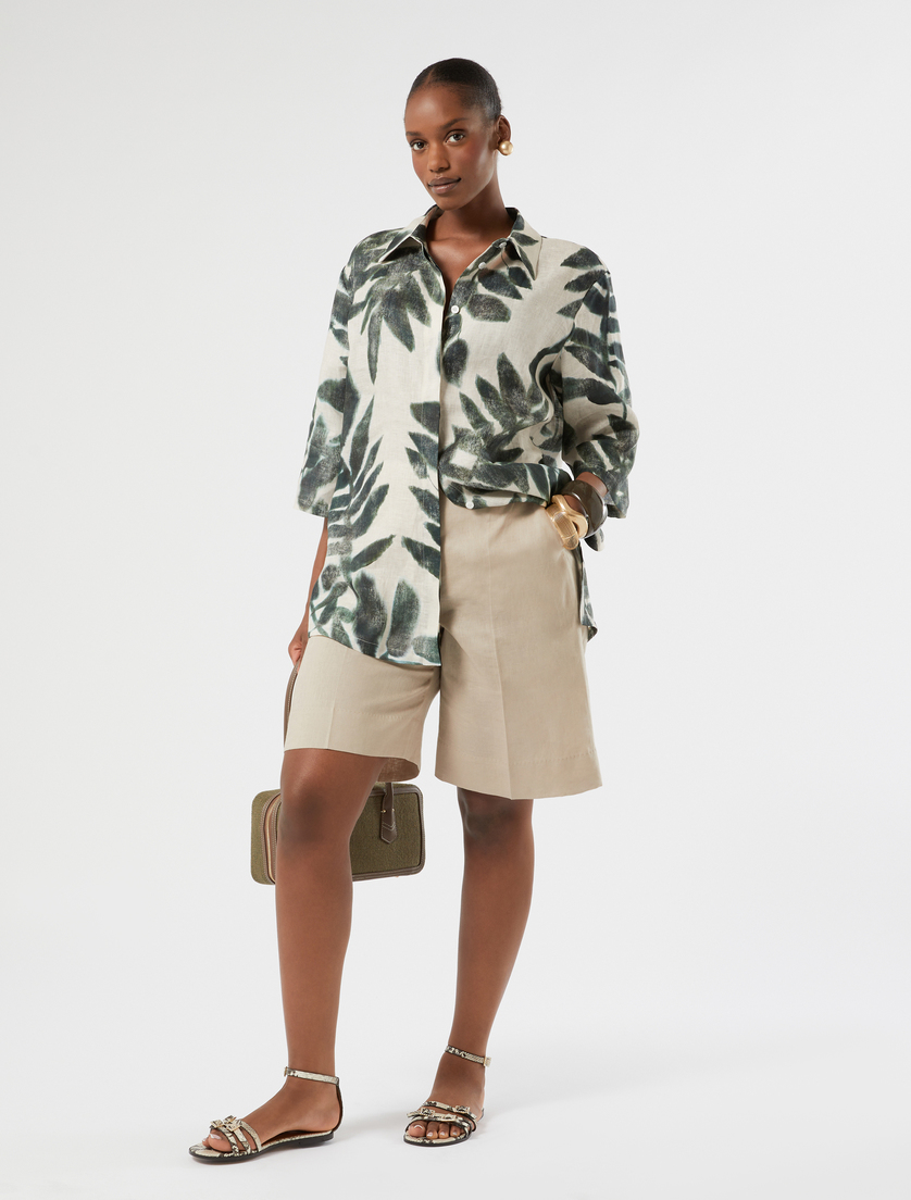 Linen canvas tunic - Marina Rinaldi