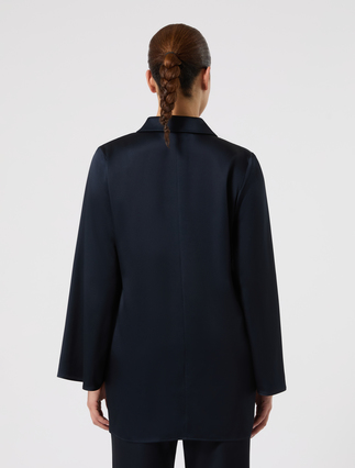 Crepe envers satin tunic - MIDNIGHTBLUE - Marina Rinaldi - 4