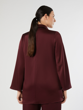 Crepe envers satin tunic - RED PURPLE - Marina Rinaldi - 4