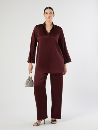 Crepe envers satin tunic - Marina Rinaldi