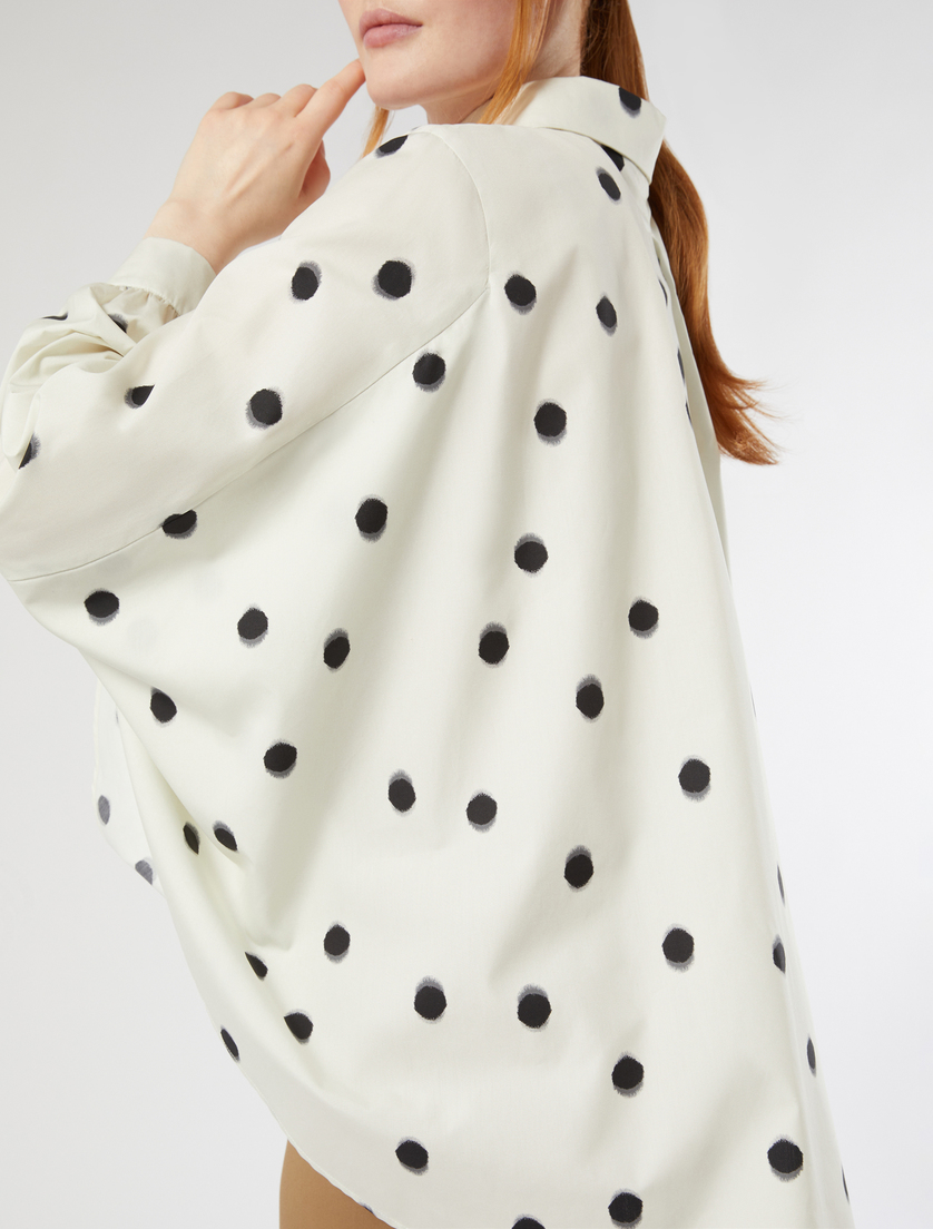 Kasack aus Baumwollpopeline - WEISS - Marina Rinaldi - 5