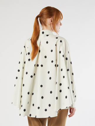 Cotton poplin tunic - WHITE - Marina Rinaldi - 4