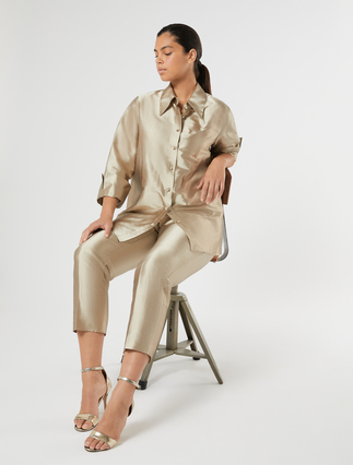 Silk shantung tunic - Marina Rinaldi