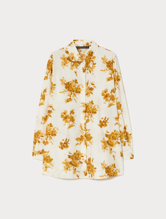 Printed poplin shirt - Marina Rinaldi