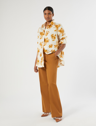 Printed poplin shirt - Marina Rinaldi
