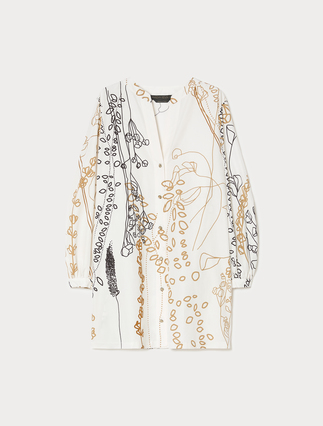 Cotton poplin tunic - Marina Rinaldi