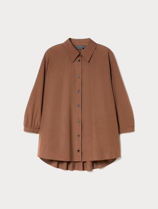 Cotton poplin tunic - Marina Rinaldi