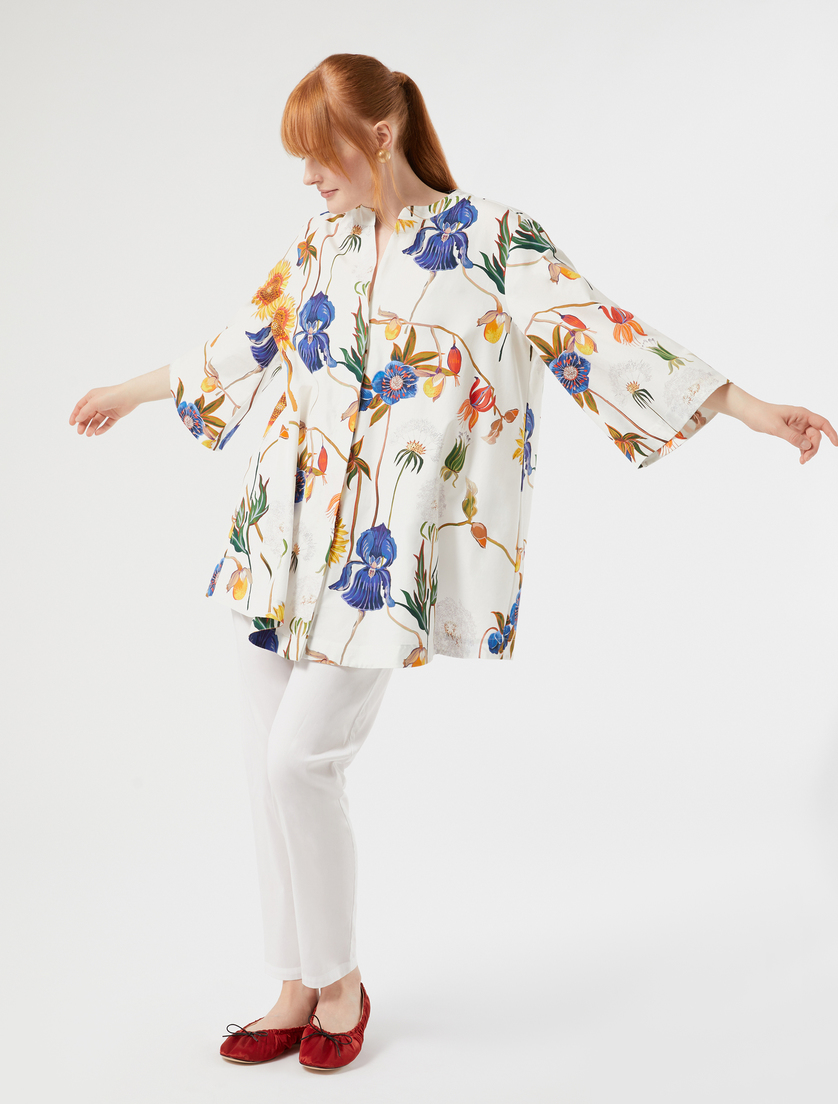 Cotton poplin tunic - Marina Rinaldi