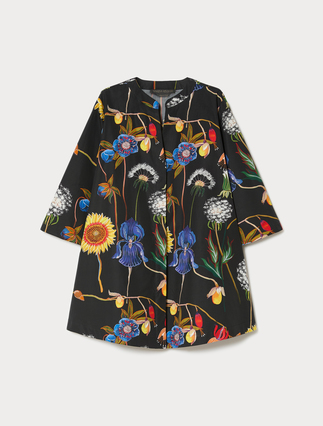 Cotton poplin tunic - Marina Rinaldi