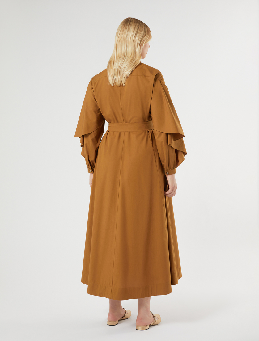 Langes Kleid aus Baumwollpopeline - SIENA - Marina Rinaldi - 4