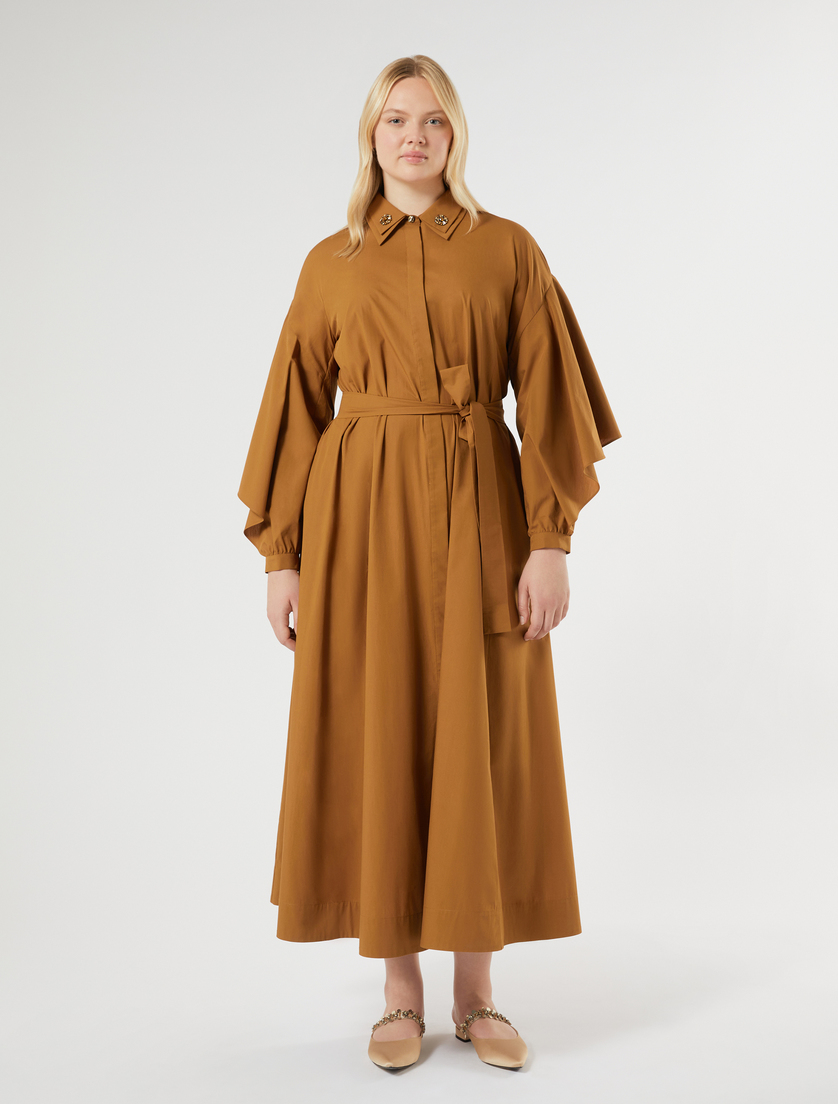 Langes Kleid aus Baumwollpopeline - SIENA - Marina Rinaldi - 3