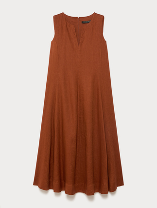 Linen canvas dress - Marina Rinaldi