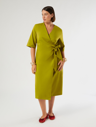 Cotton poplin dress - Marina Rinaldi
