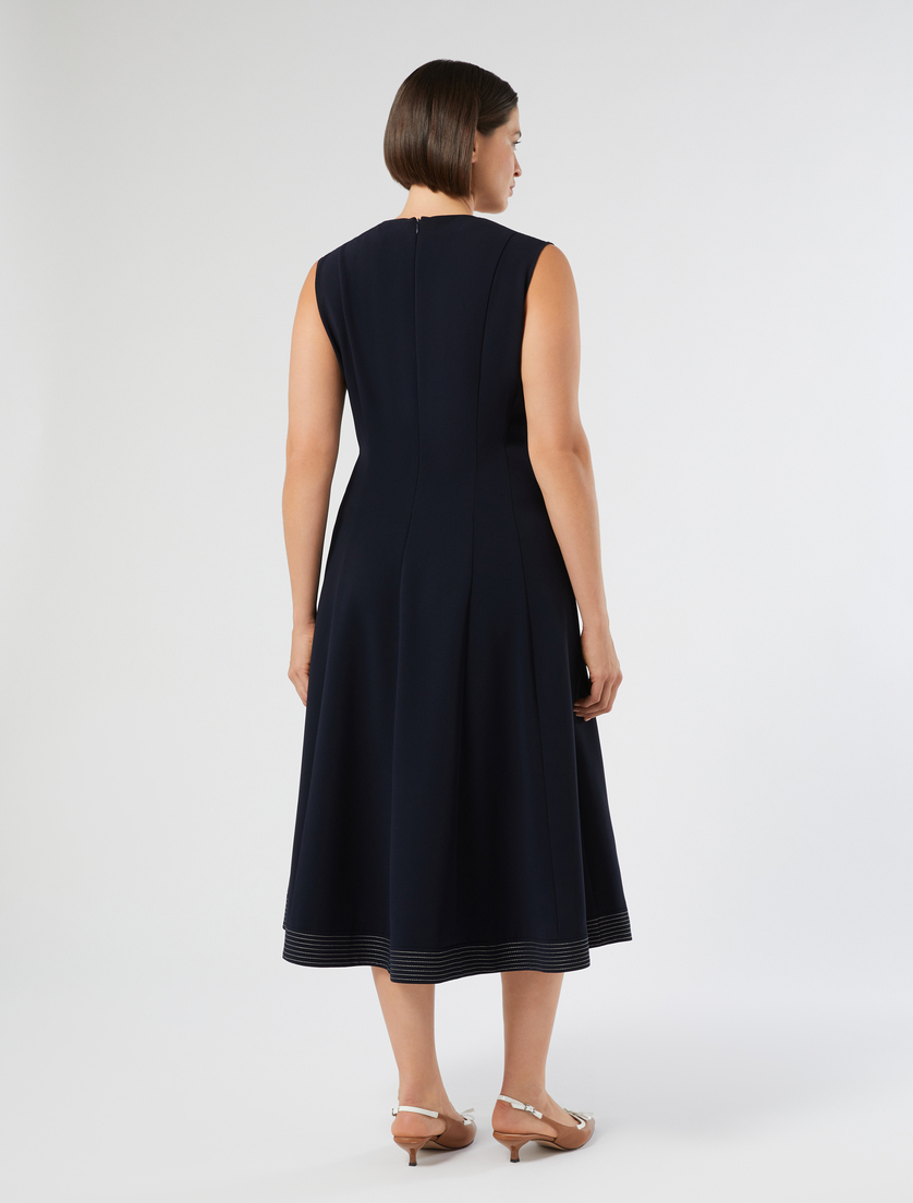 Kleid aus Cady - NACHTBLAU - Marina Rinaldi - 4
