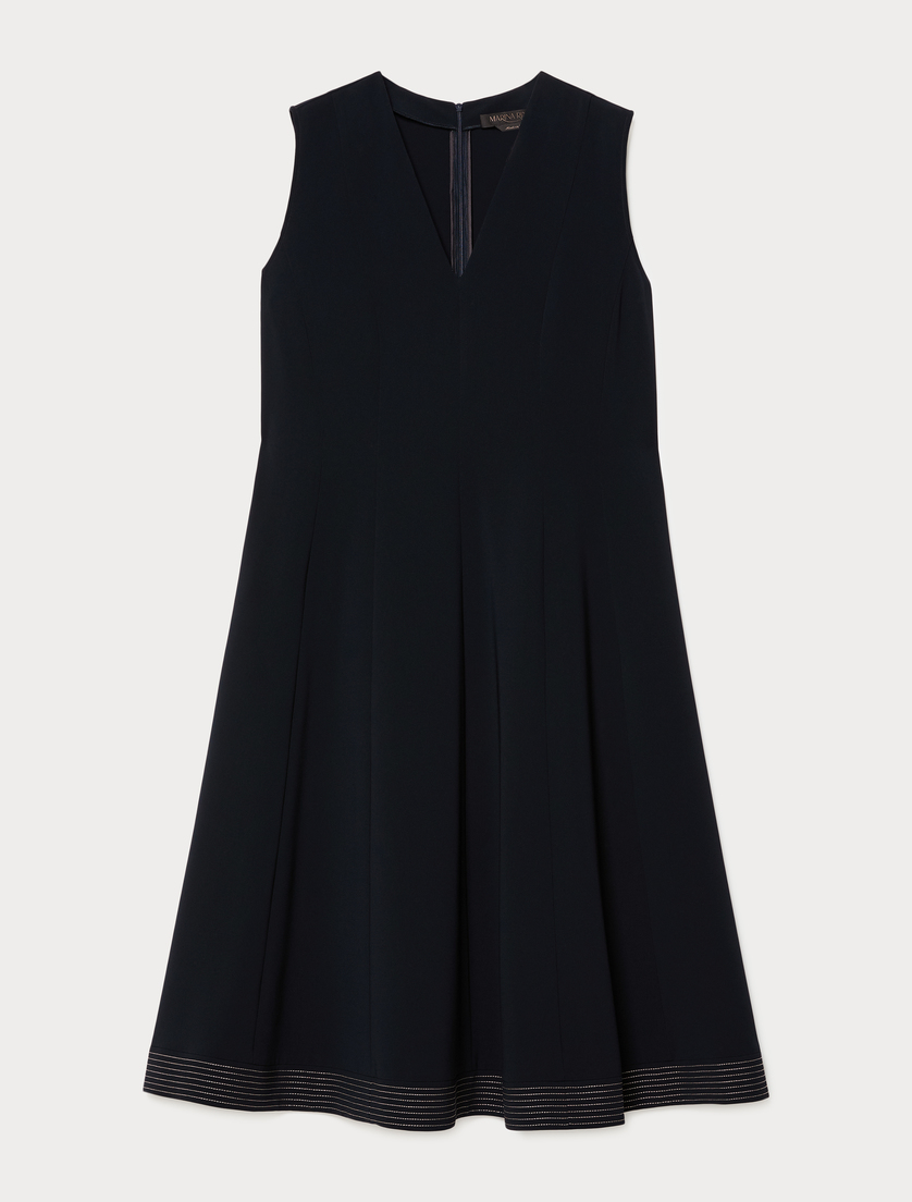 Kleid aus Cady - NACHTBLAU - Marina Rinaldi