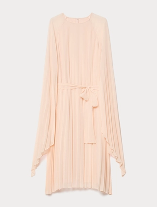 Pleated georgette dress - Marina Rinaldi
