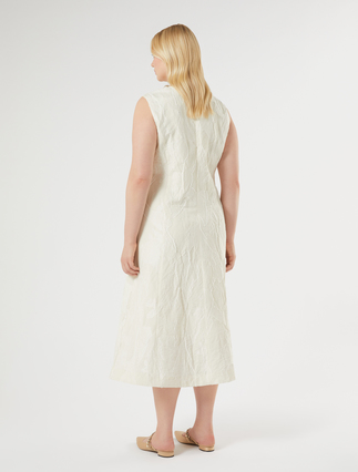 Fil coupé dress - IVORY - Marina Rinaldi - 4