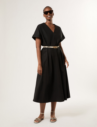 Cotton poplin dress - Marina Rinaldi