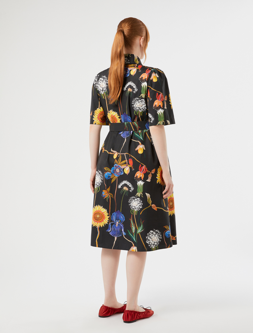 Poplin shirt dress - BLACK - Marina Rinaldi - 4