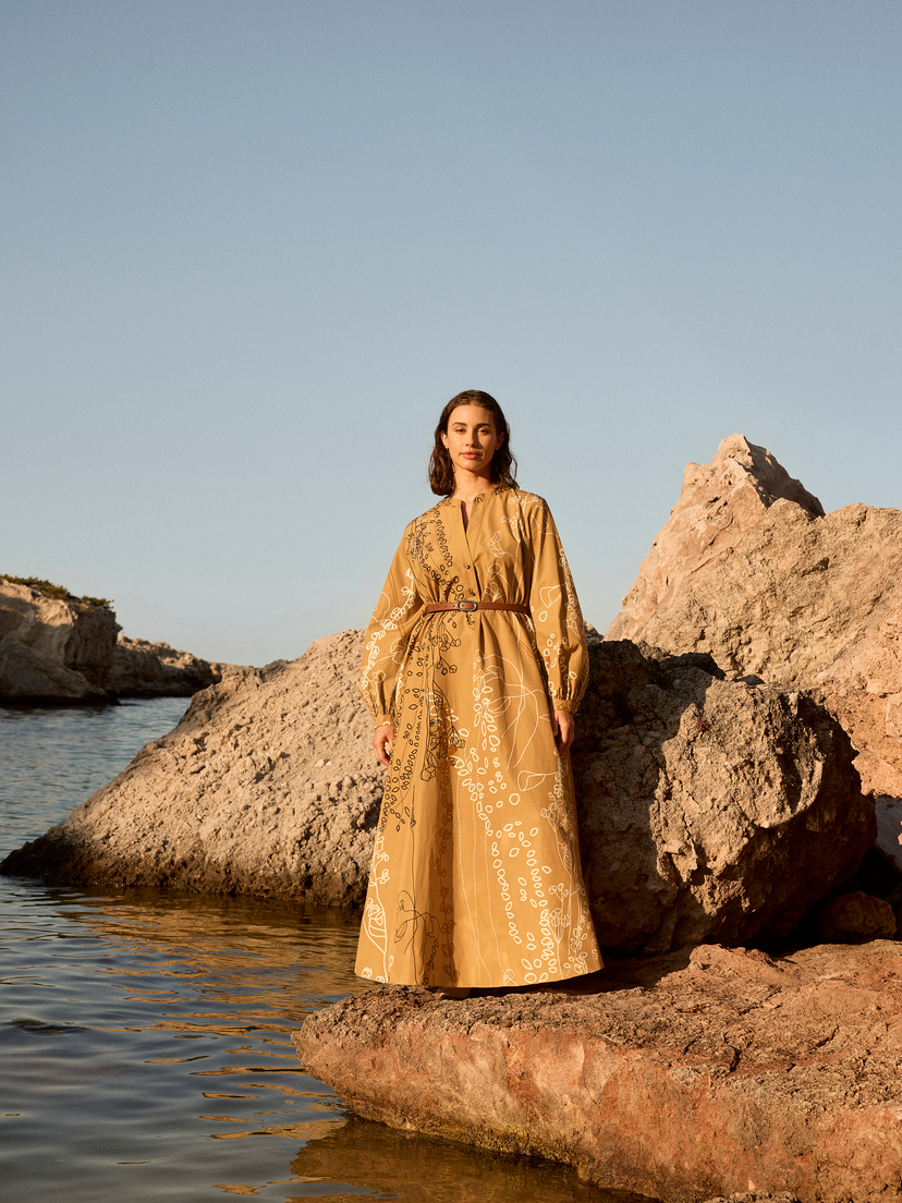 Abito in popeline stampato - Marina Rinaldi