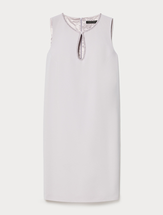 Abito in cady con ricamo - Marina Rinaldi