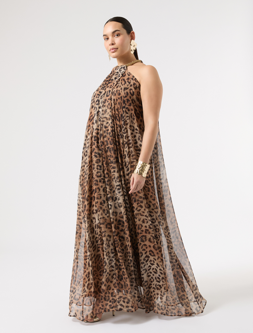 Kleid aus Seiden-Georgette - Marina Rinaldi