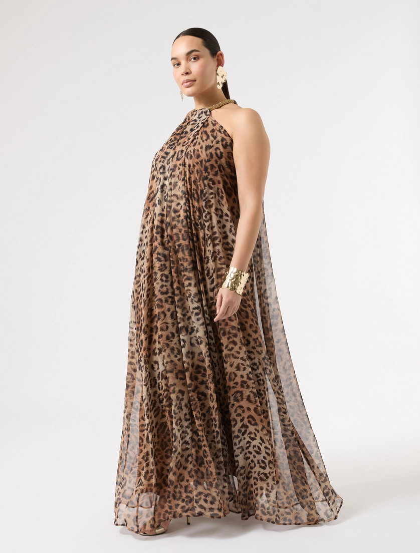 Silk georgette dress - Marina Rinaldi