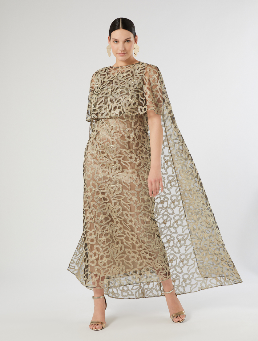 Abito in tulle ricamato - Marina Rinaldi