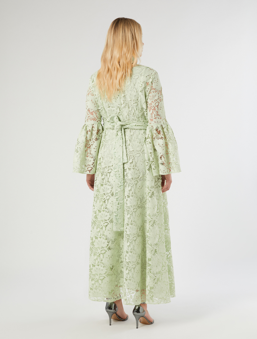 Hemdblusenkleid aus Spitze - PASTELLGRUEN - Marina Rinaldi - 4