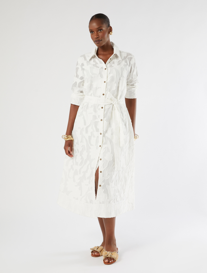 Fil coupé shirt dress - Marina Rinaldi