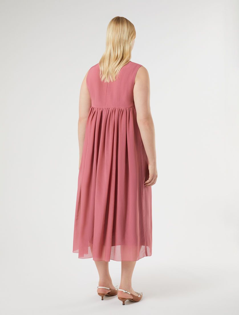 Cotton and silk voile dress - FARD - Marina Rinaldi - 4