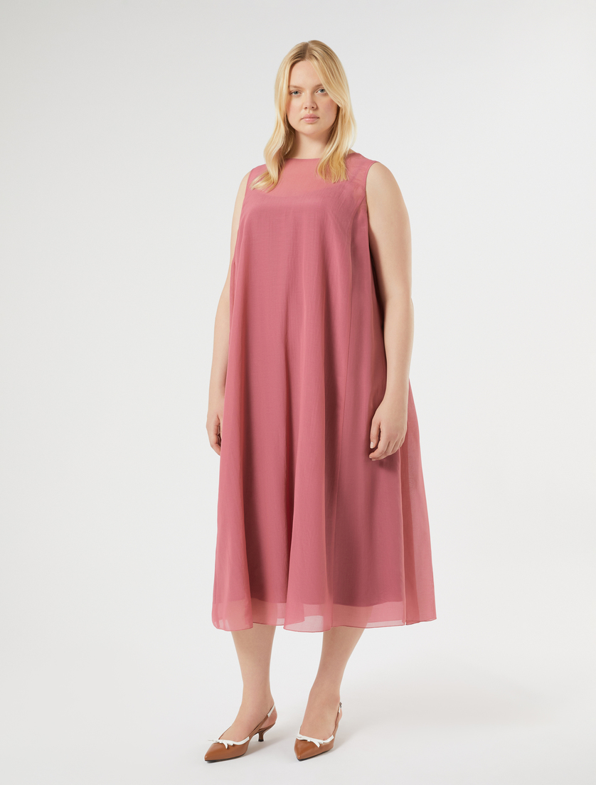 Cotton and silk voile dress - FARD - Marina Rinaldi - 3