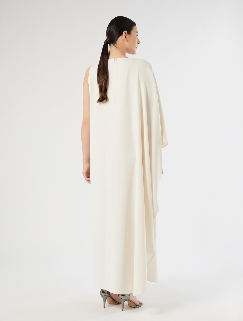 Asymmetrical cady dress - IVORY - Marina Rinaldi - 4