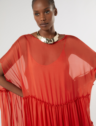 Cape dress - RUST - Marina Rinaldi - 5
