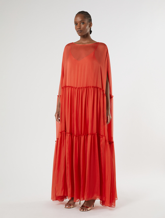 Cape dress - RUST - Marina Rinaldi - 3