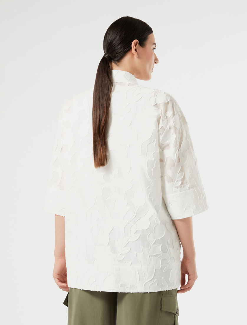 Fil coupé tunic - WHITE - Marina Rinaldi - 4