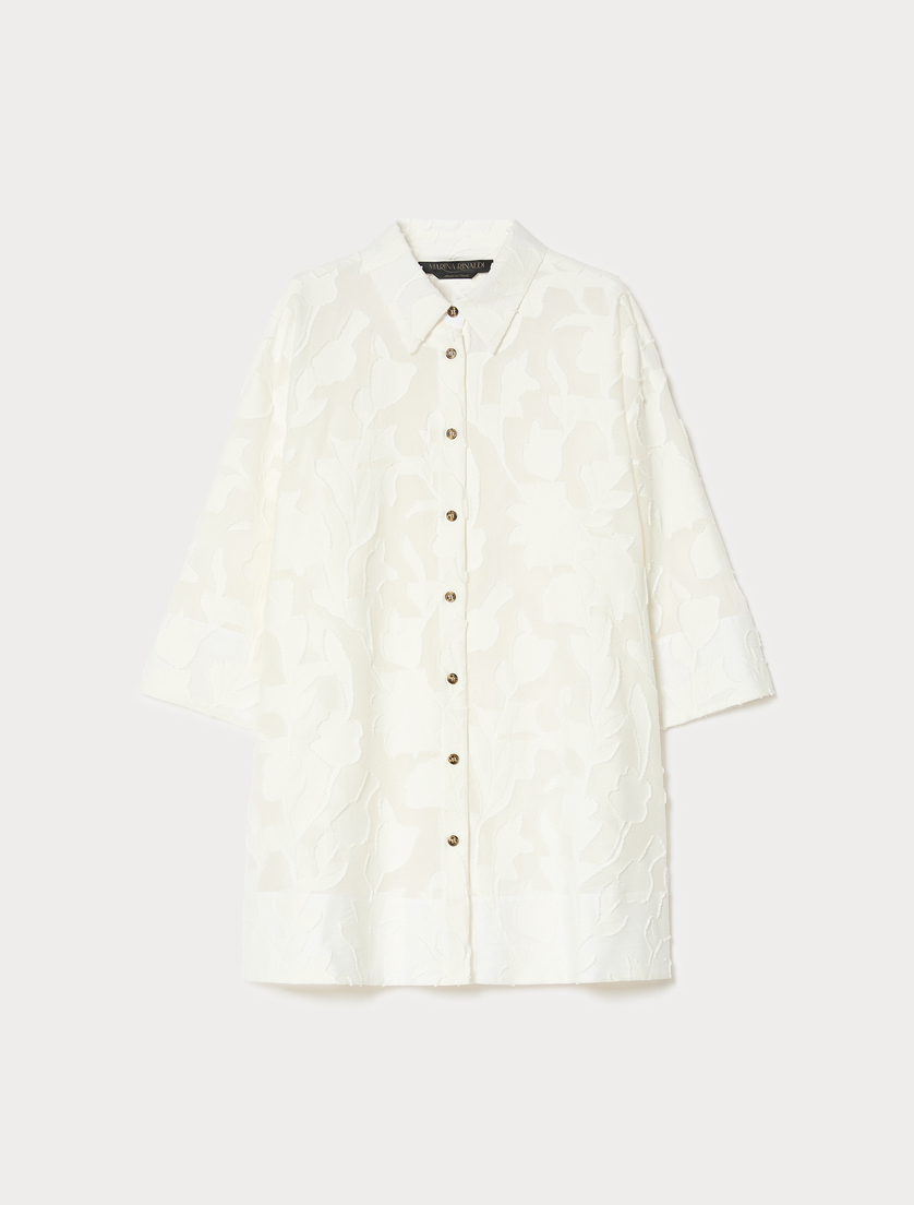 Fil coupé tunic - WHITE - Marina Rinaldi